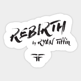 REBIRTH Black Logo #2 by Steve Govern Sticker